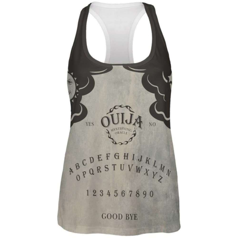 NEW~Ouija Board Racerback Tank Top~XL